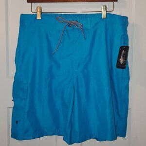 BNWT Cascade Sport Men's Swim Trunks Sz Large